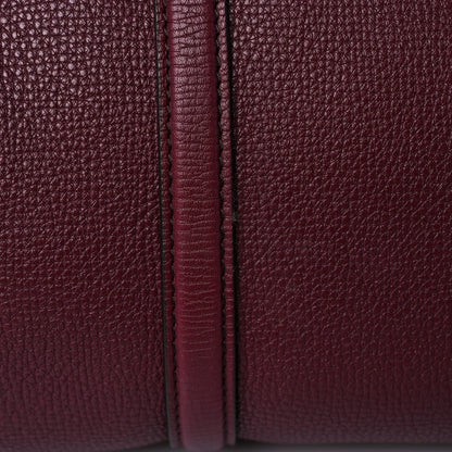 Burberry Derby Calfskin Medium Alchester Bowling Bag Mahogany Red 15 of 15