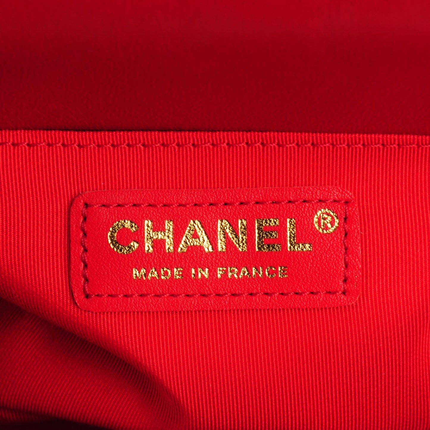 Lambskin Quilted Medium Boy Flap Red