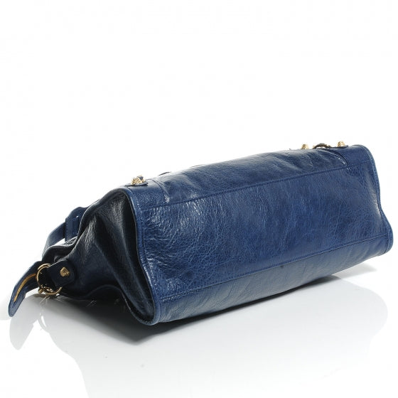 Agneau Giant 12 Gold Hardware City Bleu Mineral