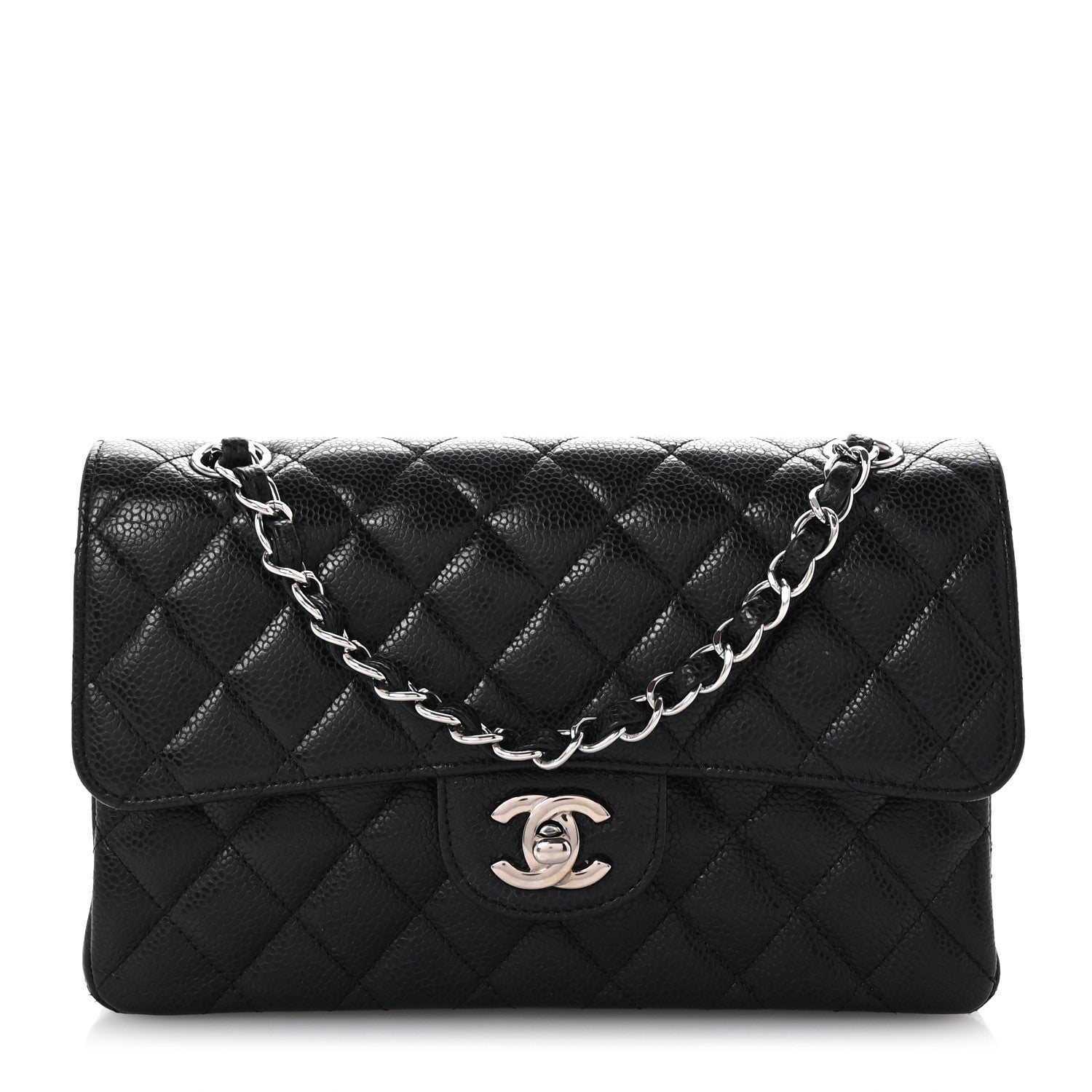 Chanel Caviar Quilted Small Double Flap Black 1 of 10