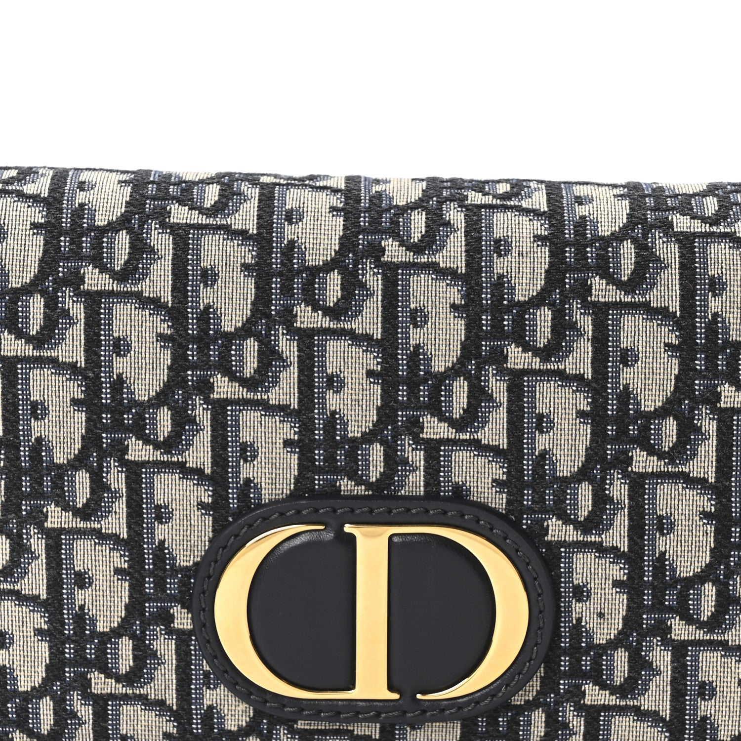 ディオール 30 モンテーニュ ケース ネイビー Christian Dior Oblique 30 Montaigne 2-In-1 Pouch Blue 1868942