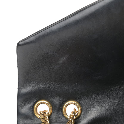 Saint Laurent Calfskin Y Quilted Monogram Medium Loulou Chain Satchel Black 13 of 17