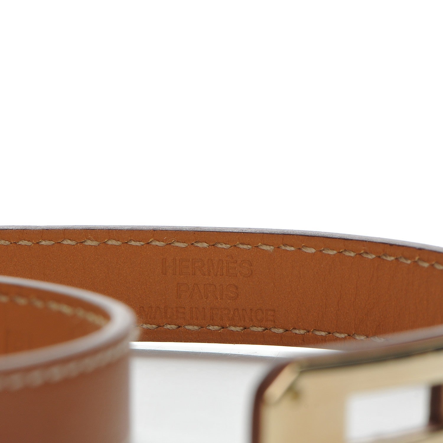 Hermes Swift Kelly Double Tour Bracelet S Gold 5 of 6