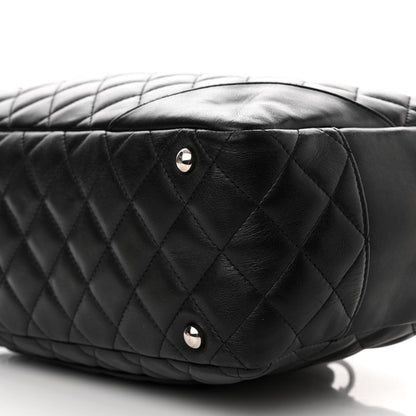 Chanel Calfskin Quilted Large Cambon Bowler Black 10 of 10
