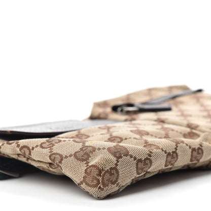 Gucci Monogram Web Belt Bag Dark Brown 10 of 11