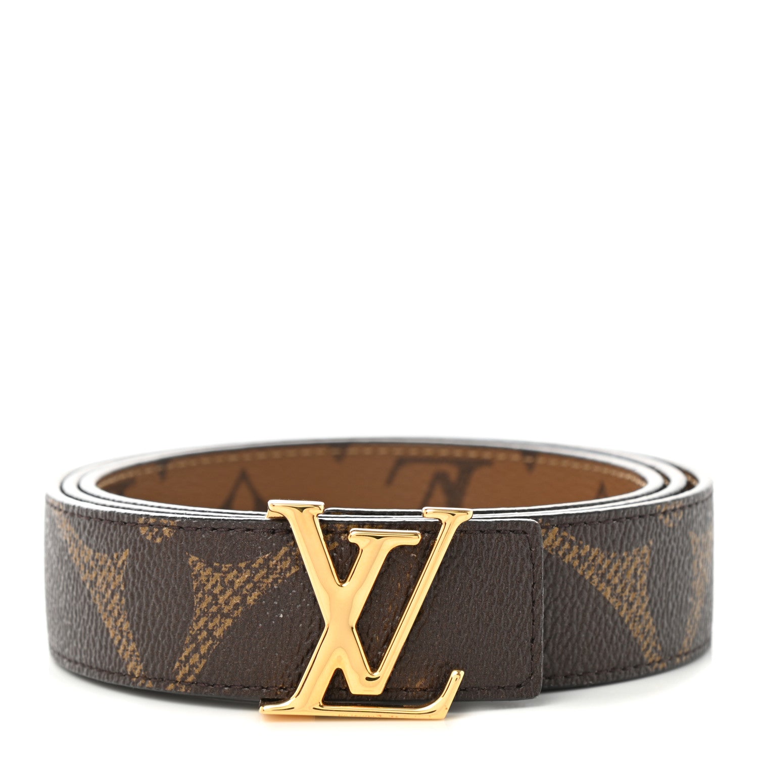 Louis Vuitton Giant Monogram 30mm LV Iconic Reversible Belt 85 34 1 of 5