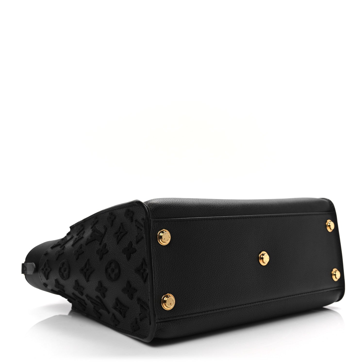 Louis Vuitton Calfskin Monogram Tufting On My Side Black 4 of 8