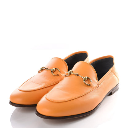 Gucci Lambskin Womens Brixton Horsebit Loafers 37.5 Crystal Copper 2 of 9