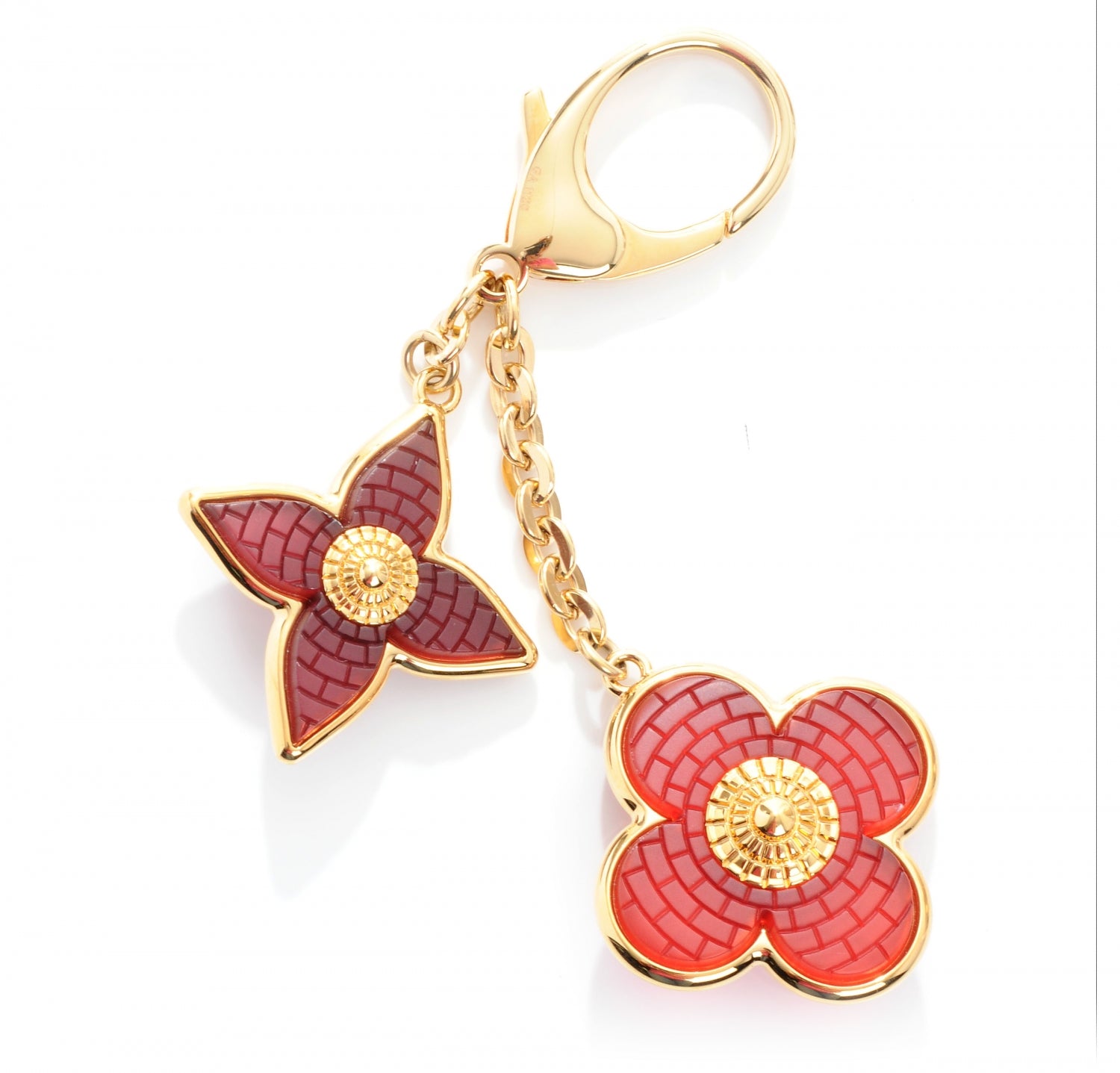 Louis Vuitton Metal Resin Mosaique Bag Charm Red 1 of 4