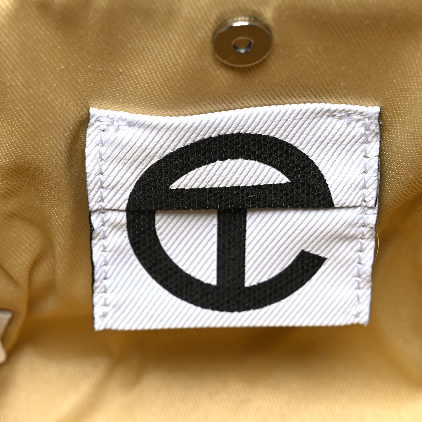 Vegan Leather Small Shopping Bag Cream