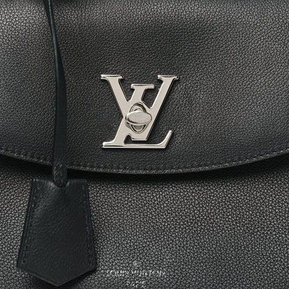 Louis Vuitton Calfskin Lockme Ever BB Black 7 of 9