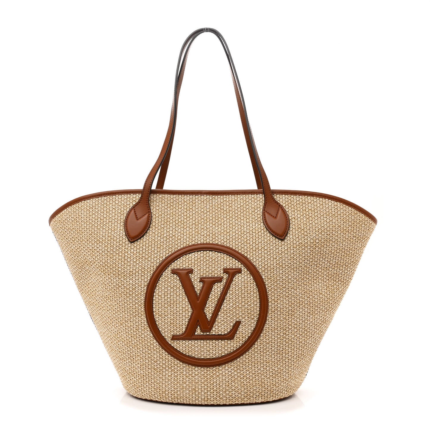 Raffia Saint Jacques Tote Caramel
