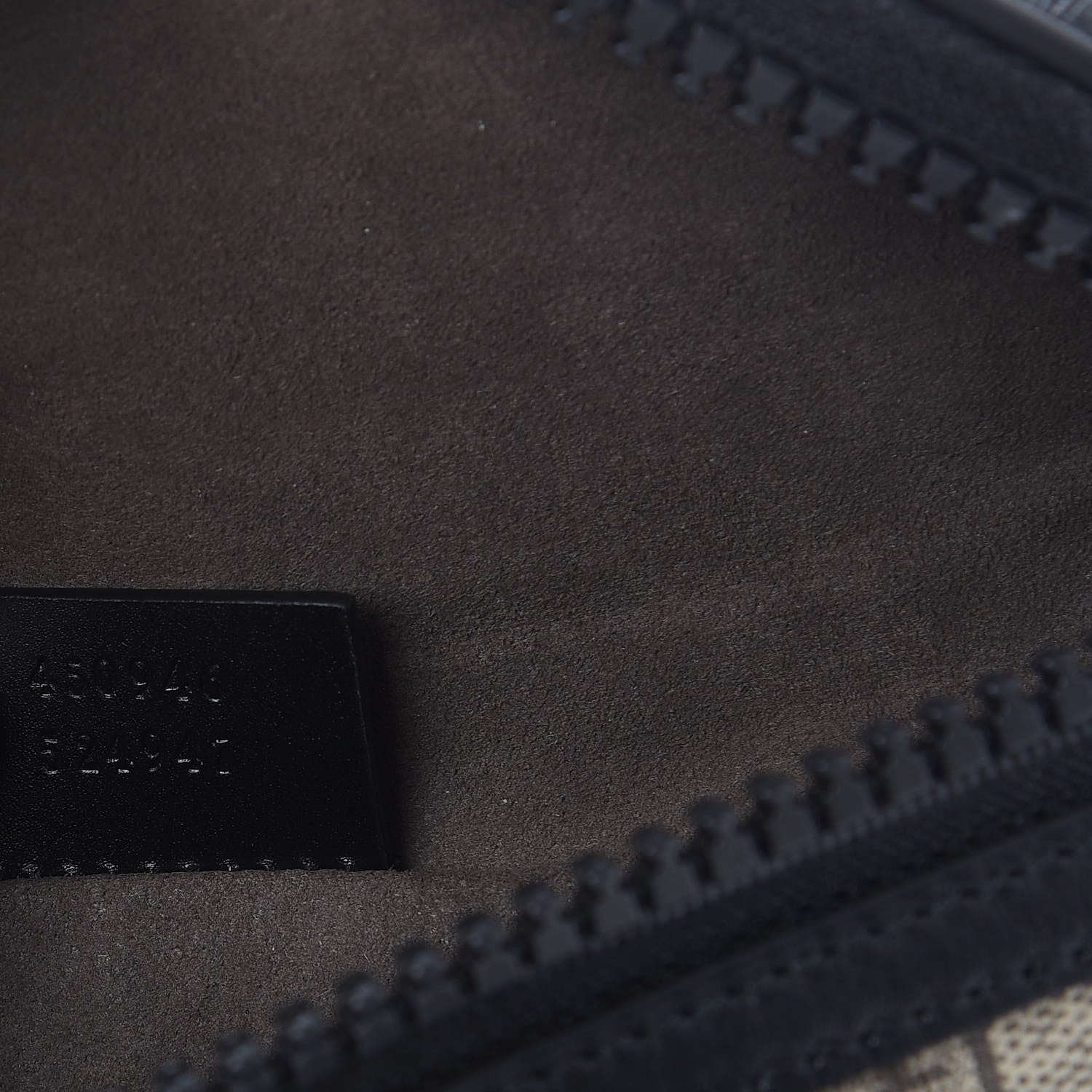 Gucci GG Supreme Monogram Belt Bag Black 8 of 9