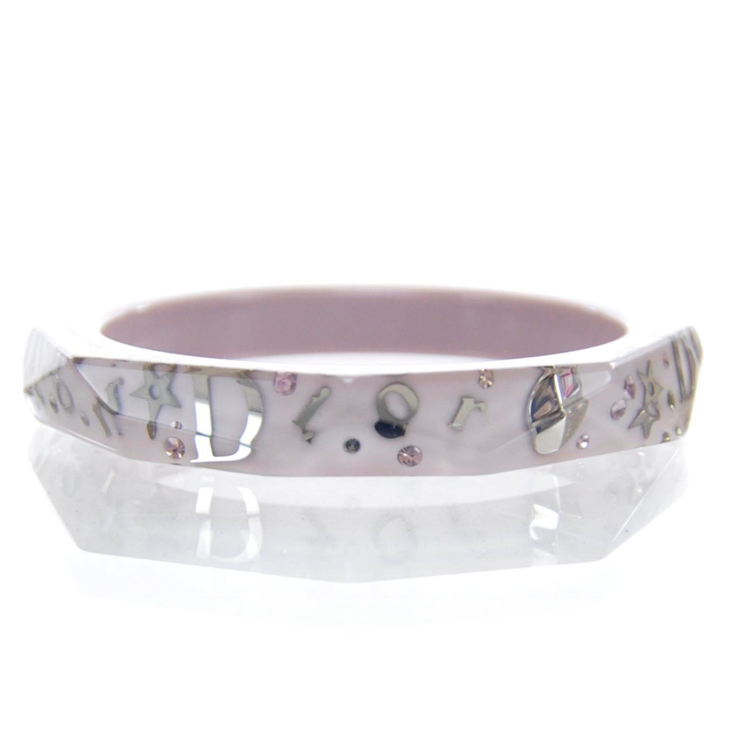 Resin Swarovski Bracelet Pink