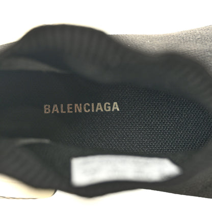 Balenciaga Neoprene Knit Womens Speed Sneakers 37 Black White 8 of 11