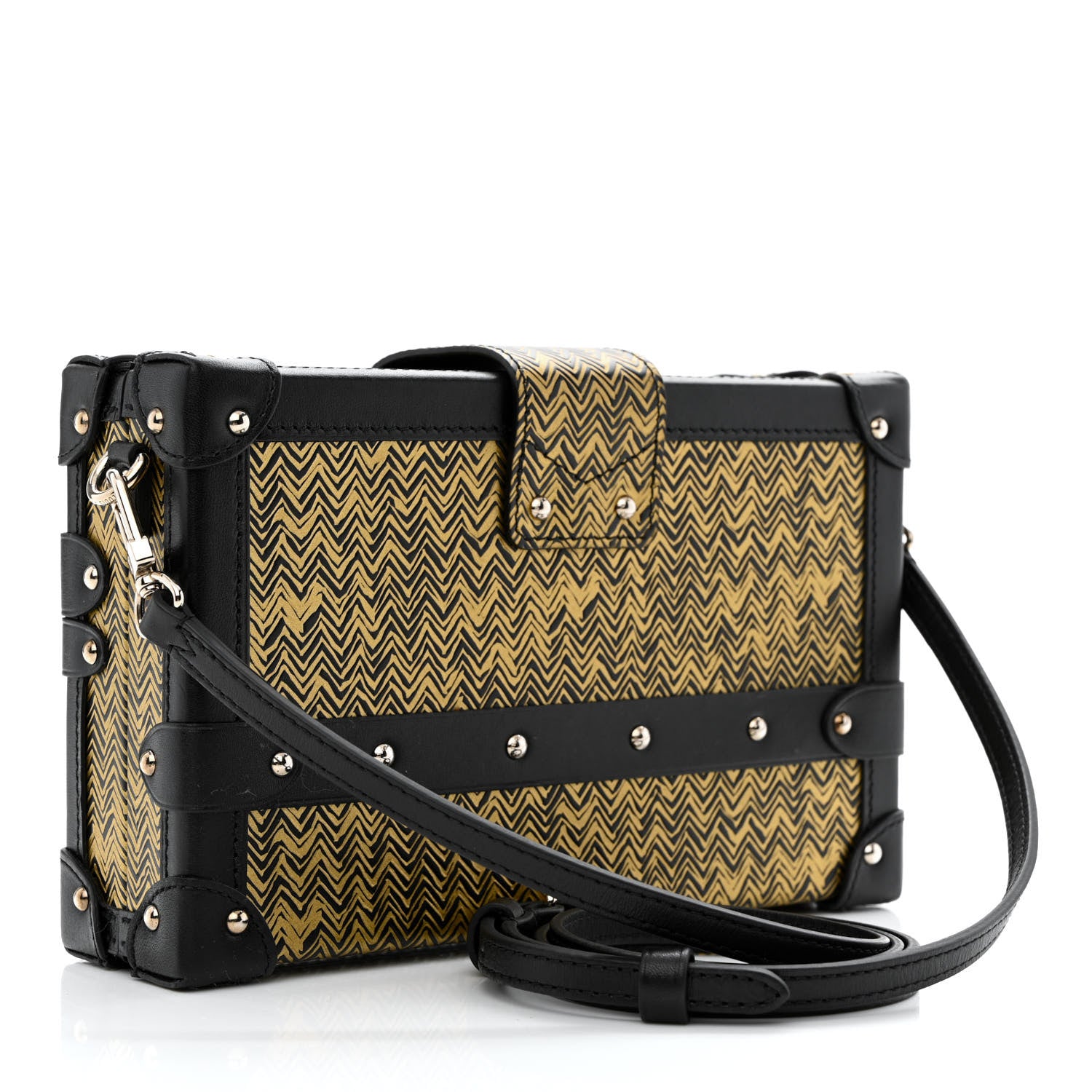 Louis Vuitton Epi Chevron Printed Petite Malle 3 of 10
