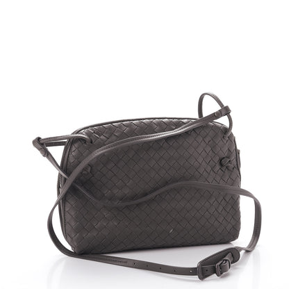 Bottega Veneta Nappa Intrecciato Pillow Crossbody Messenger Light Grey 3 of 15