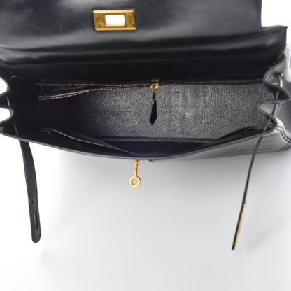 Hermes Box Kelly Retourne 32 Black 9 of 49