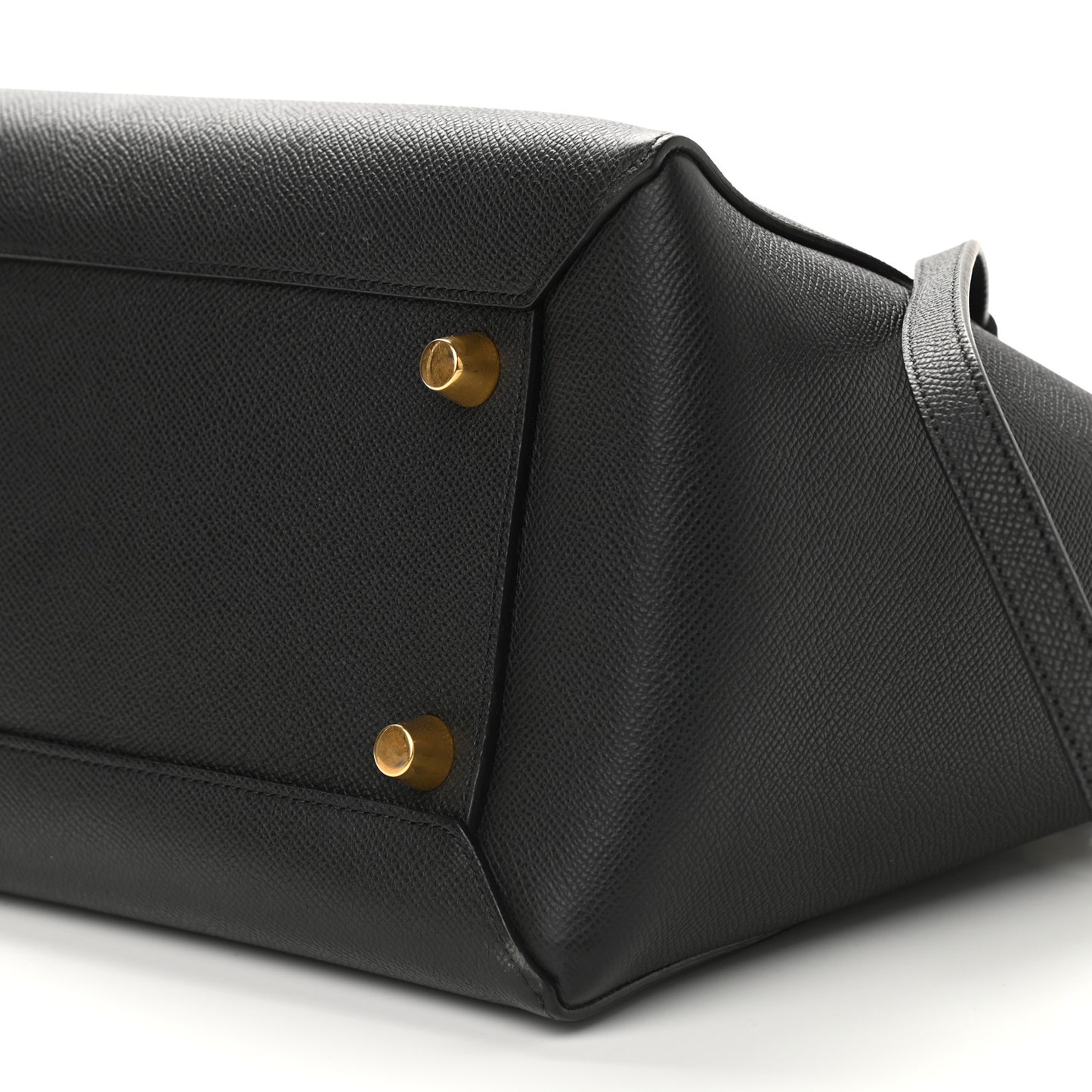Grained Calfskin Belt Bag Black