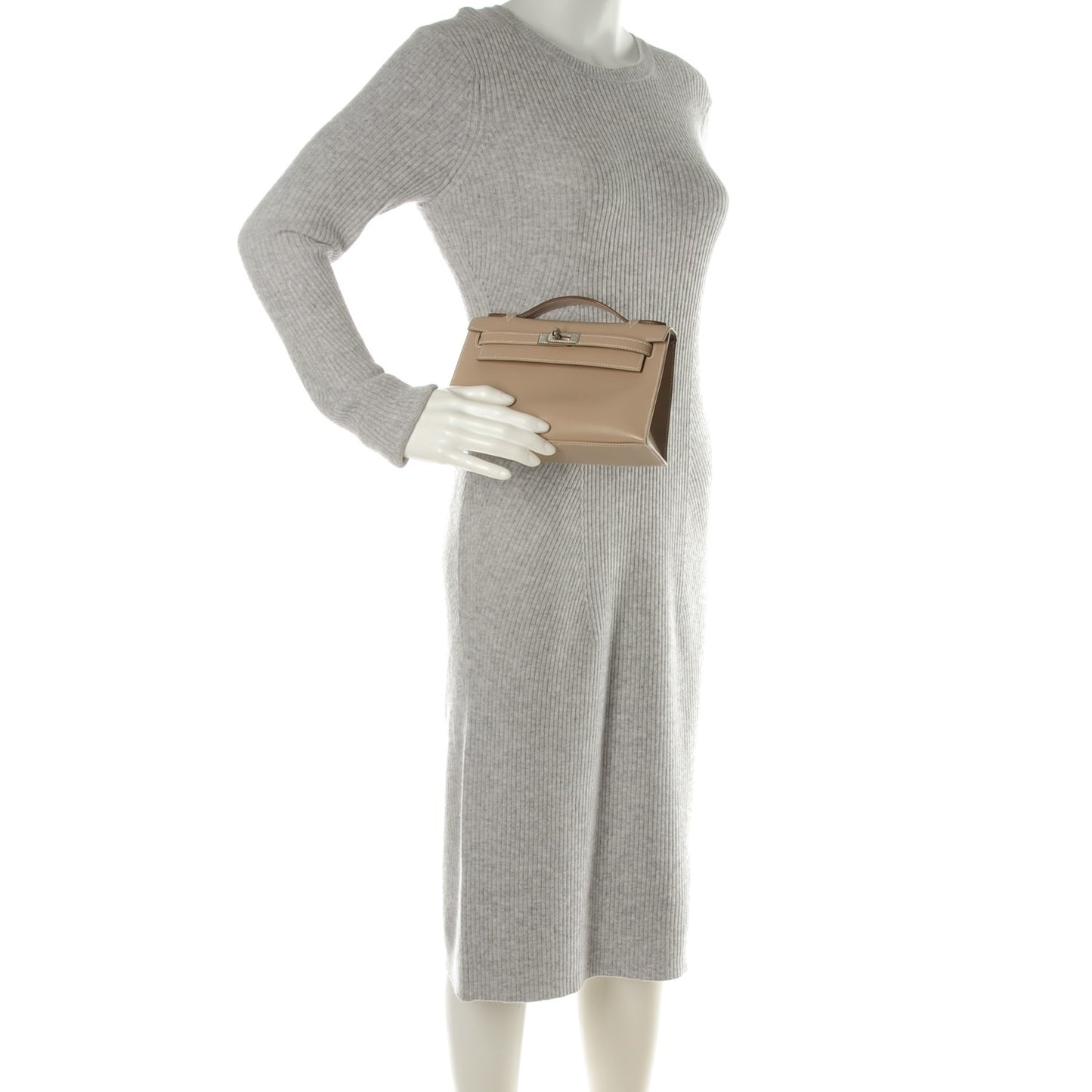 Swift Kelly Pochette Clutch Etoupe