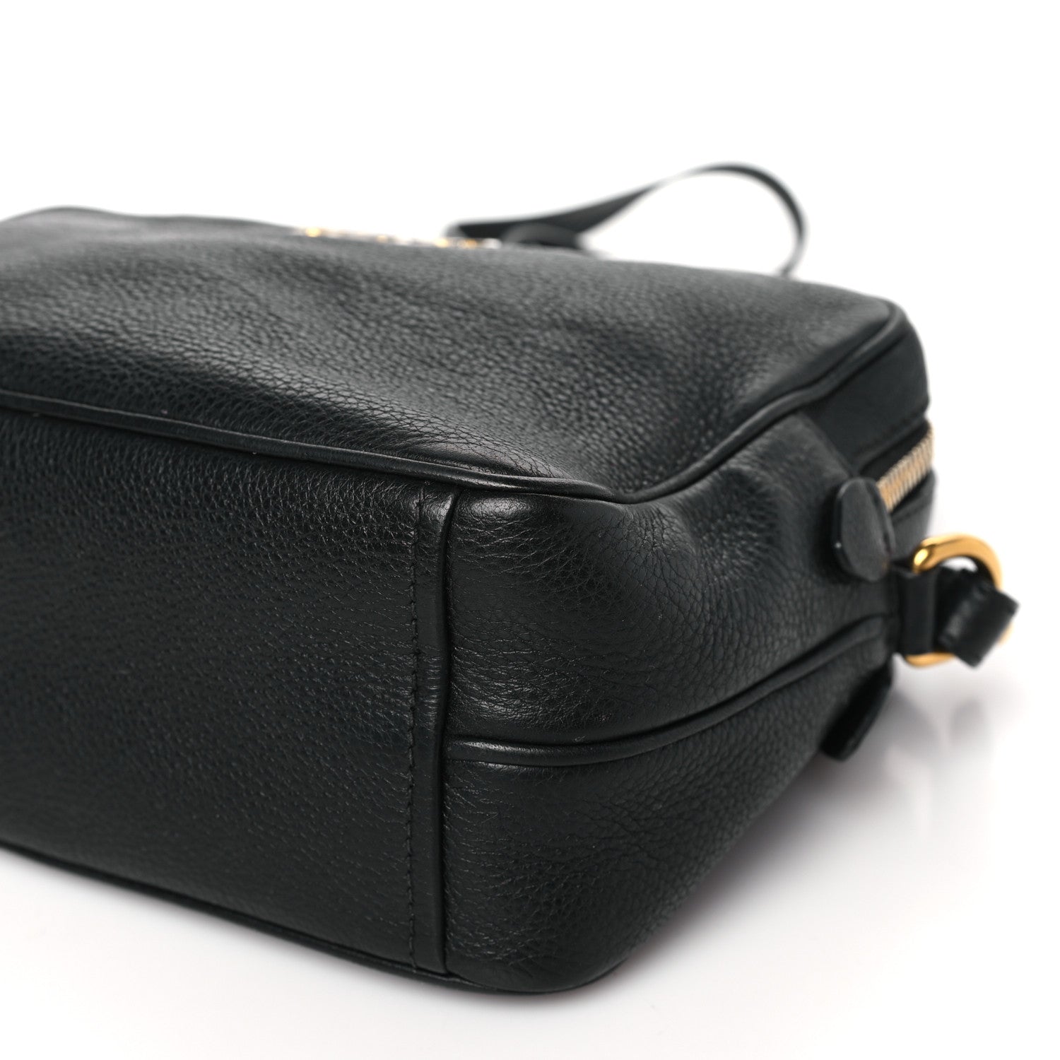 Prada Vitello Phenix Camera Bag Black 10 of 10