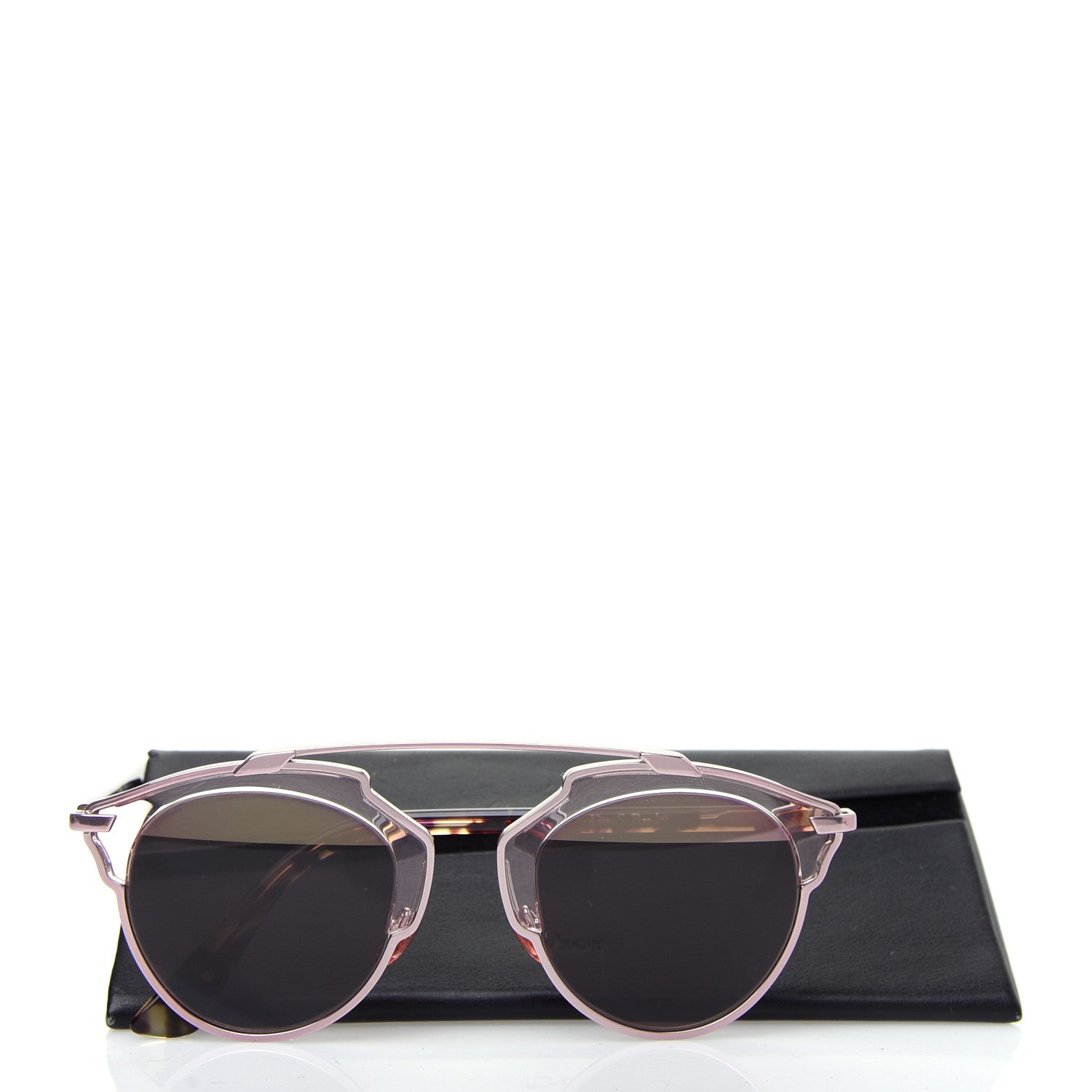 Christian Dior Mirrored So Real Sunglasses Pink Tortoise 7 of 7