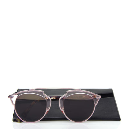 Christian Dior Mirrored So Real Sunglasses Pink Tortoise 7 of 7