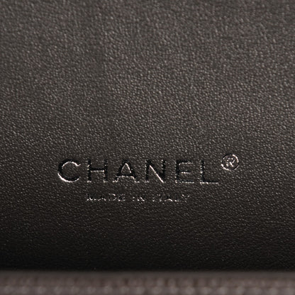 Chanel Caviar Quilted Maxi Double Flap Dark Grey 6 of 7