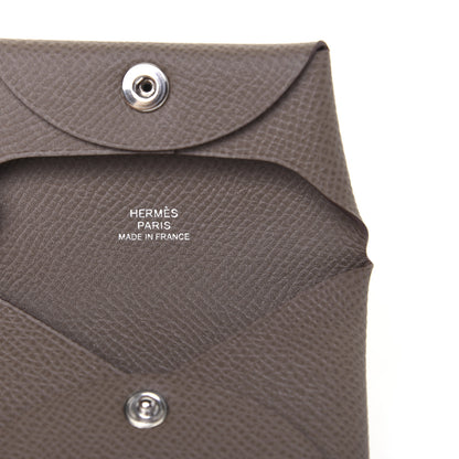 Hermes Epsom Bastia Coin Purse Etoupe 6 of 8