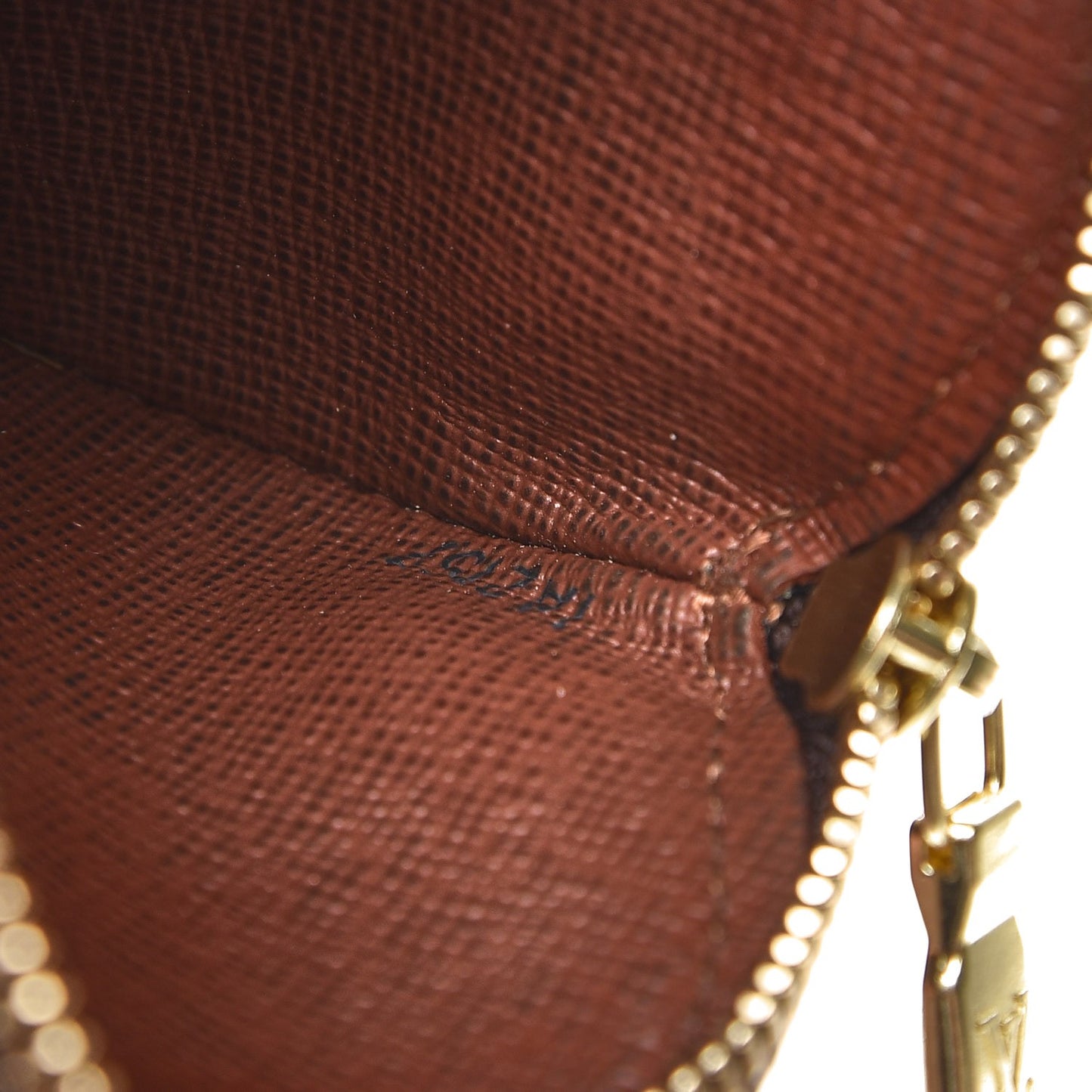 Monogram Round Coin Purse