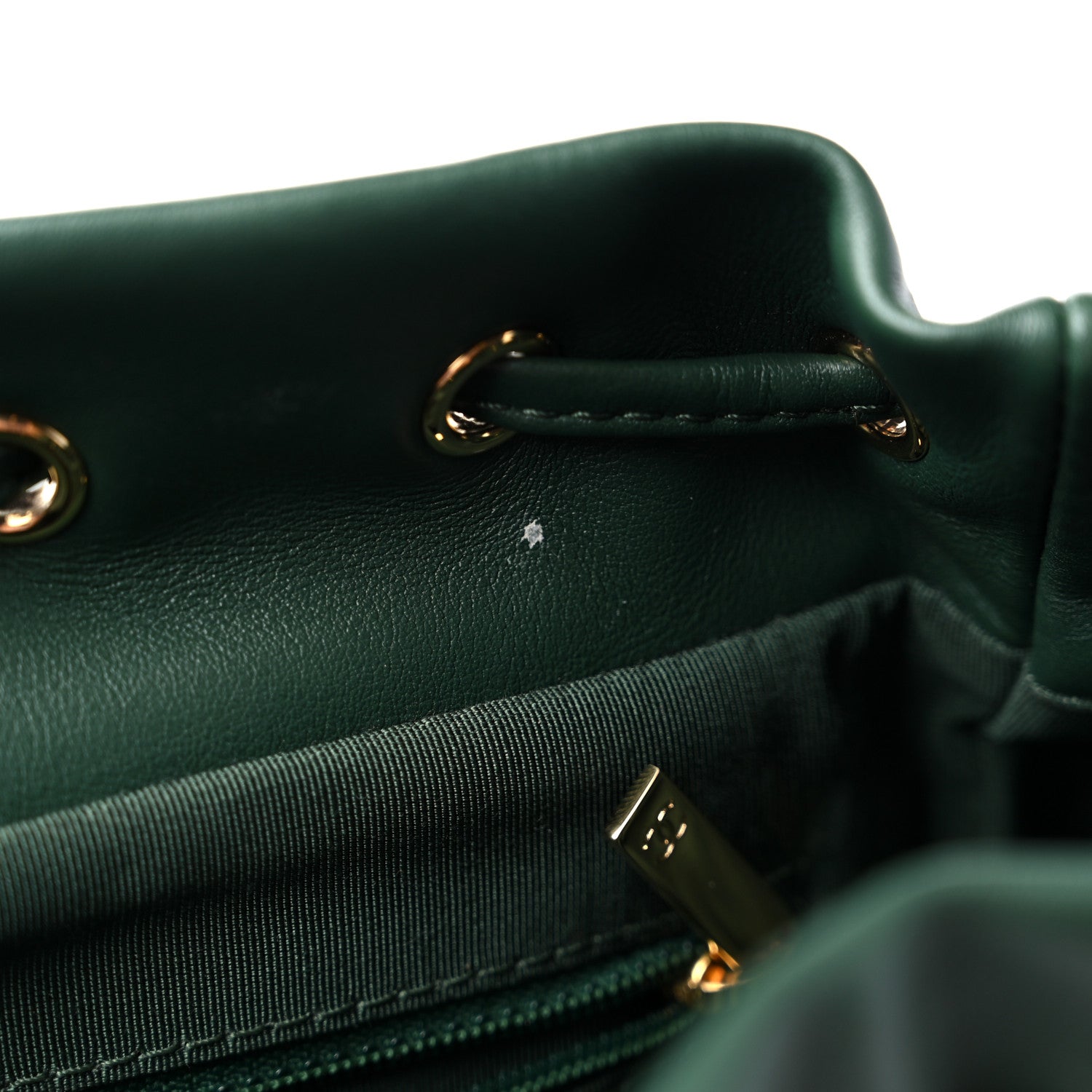 Chanel Calfskin Quilted Large Urban Spirit Backpack Dark Green 11 of 12