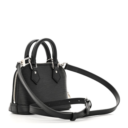 Louis Vuitton Epi Alma Nano Black 3 of 11