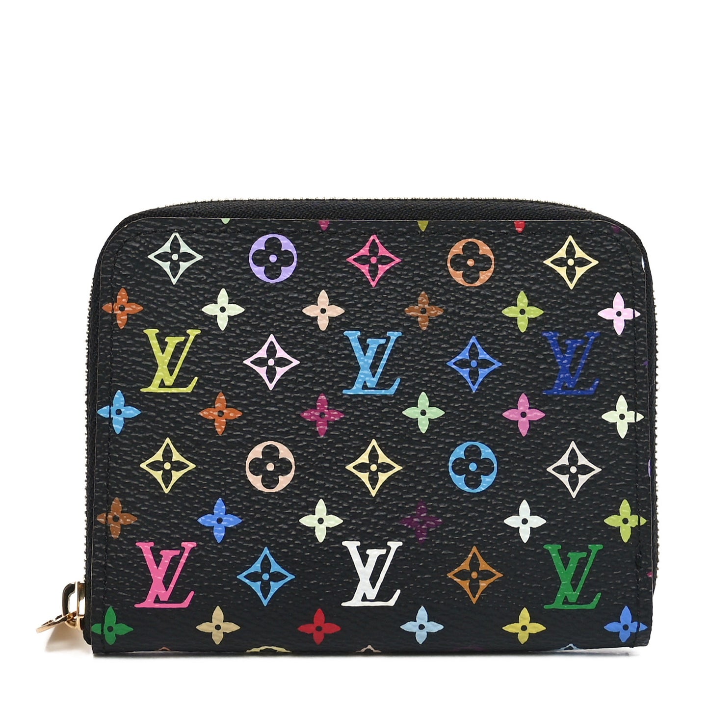 Monogram Multicolor Zippy Coin Purse Black Grenade