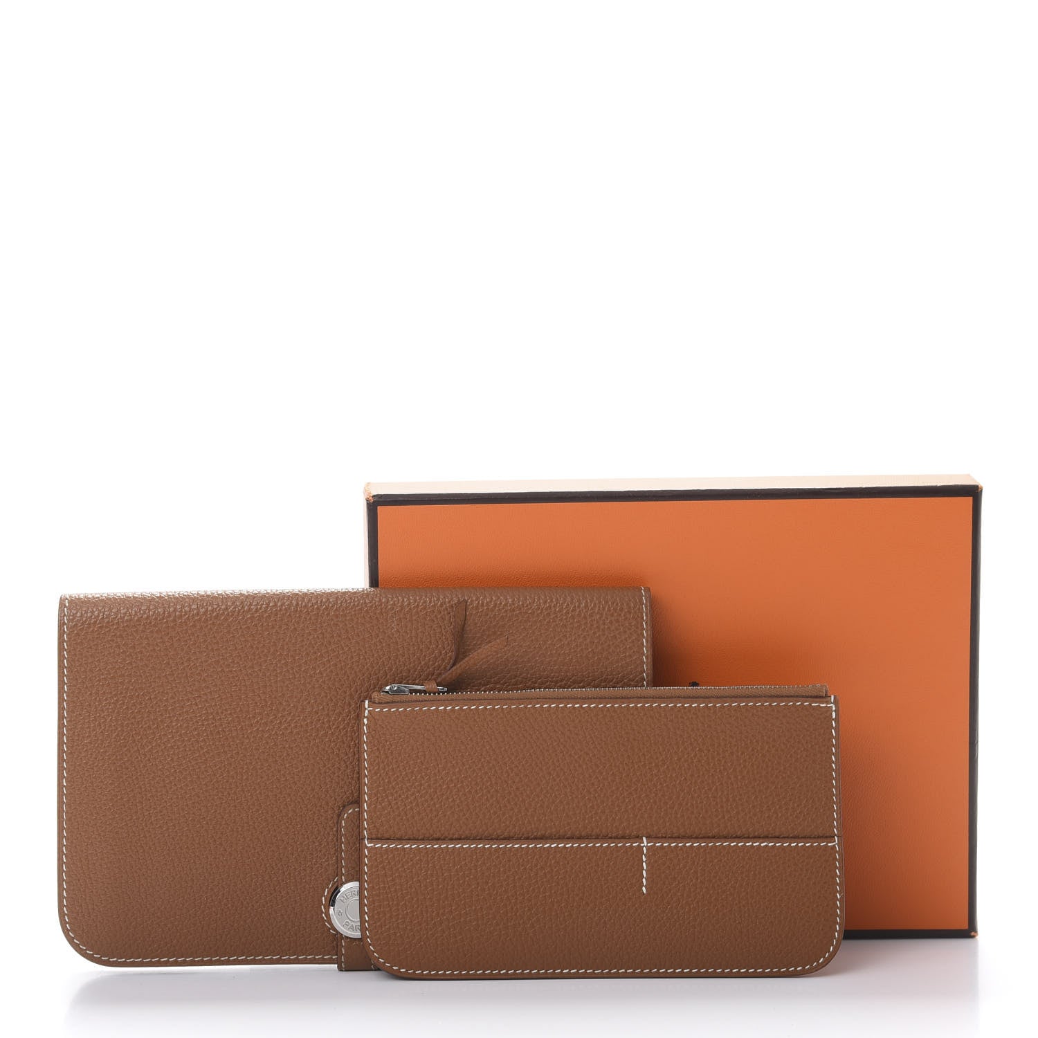 Hermes Togo Dogon Duo Wallet Gold 11 of 11