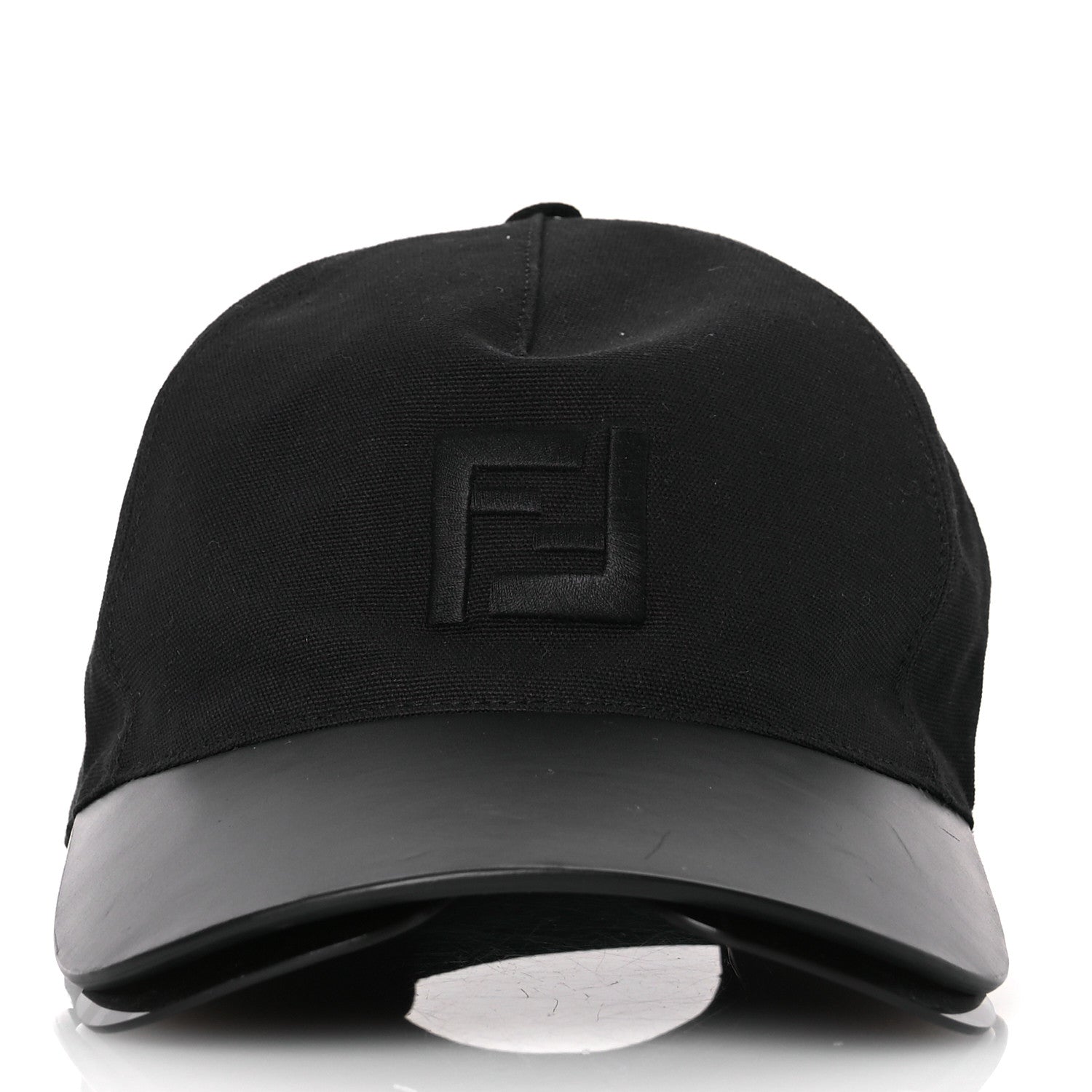 Fendi Cotton Suede Eyecap Shield Sunglasses With Baseball Cap 58 Black 4 of 9