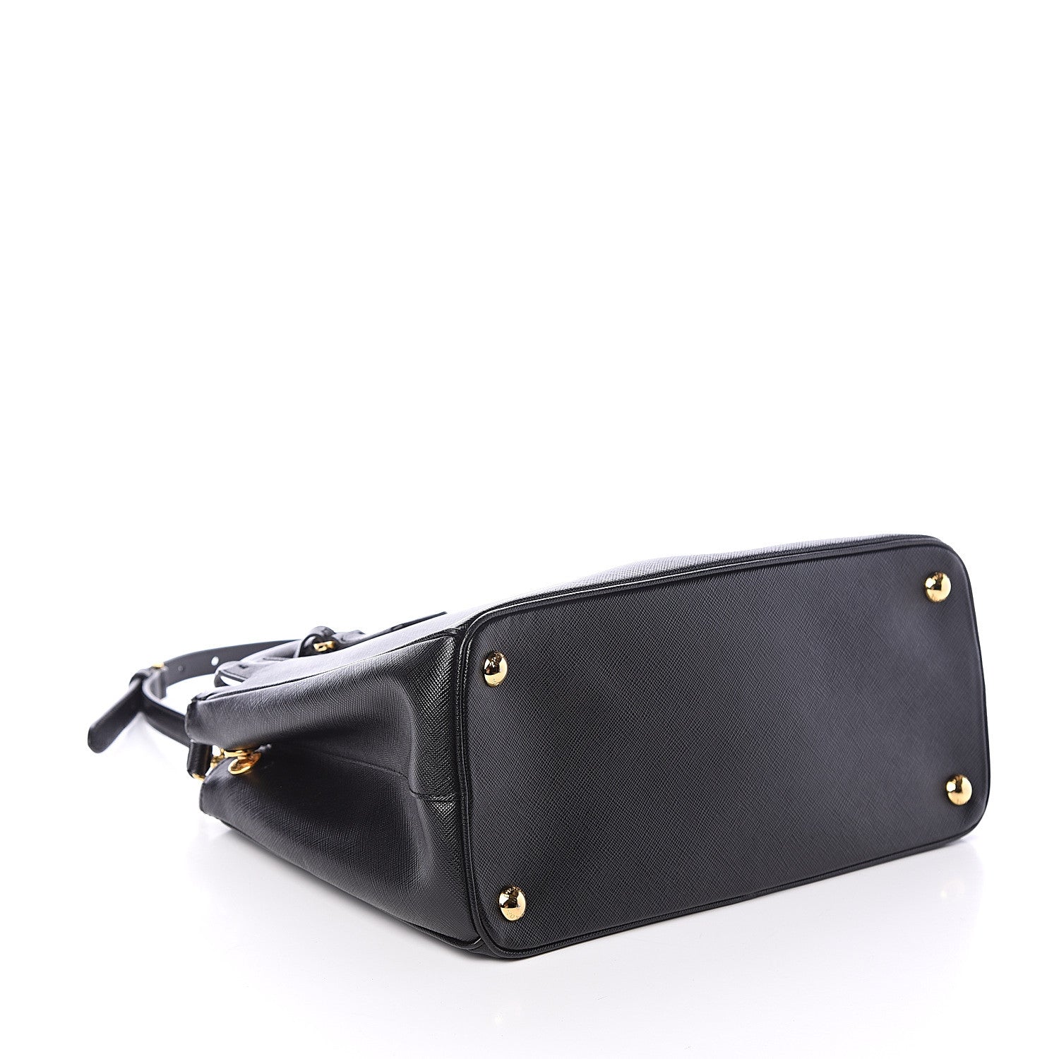 Prada Saffiano Small Galleria Double Zip Tote Black 3 of 8