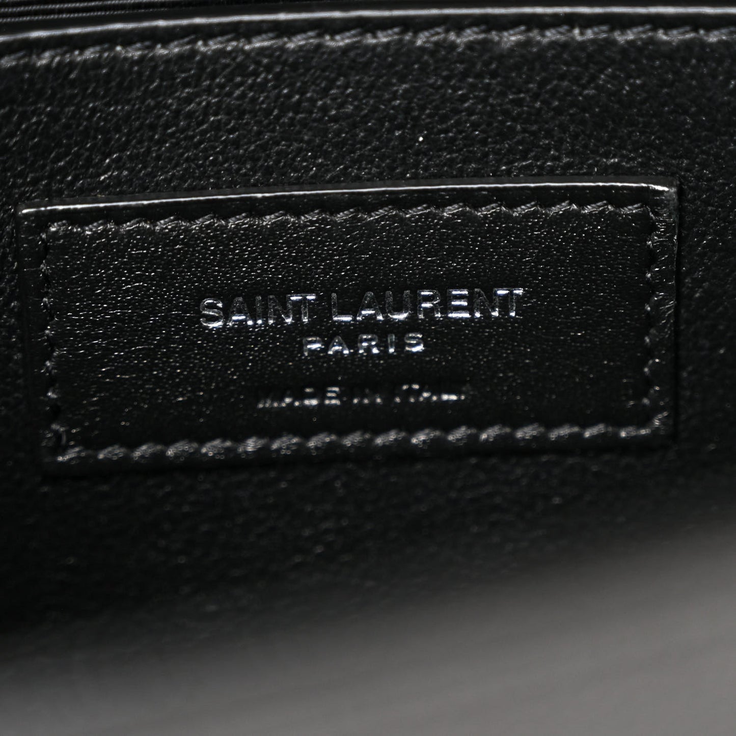 Grain De Poudre Small Monogram Kate Satchel Black