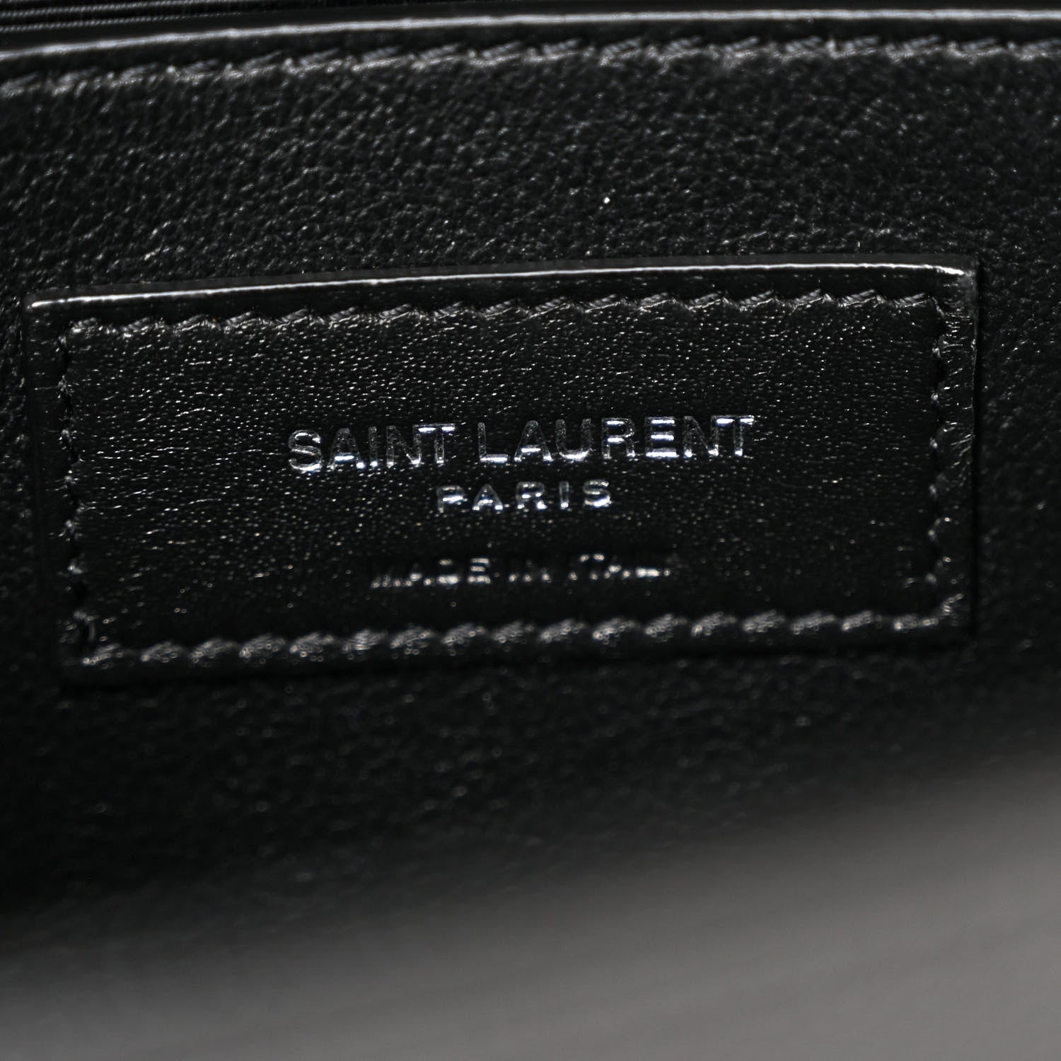 Saint Laurent Grain De Poudre Small Monogram Kate Satchel Black 6 of 10