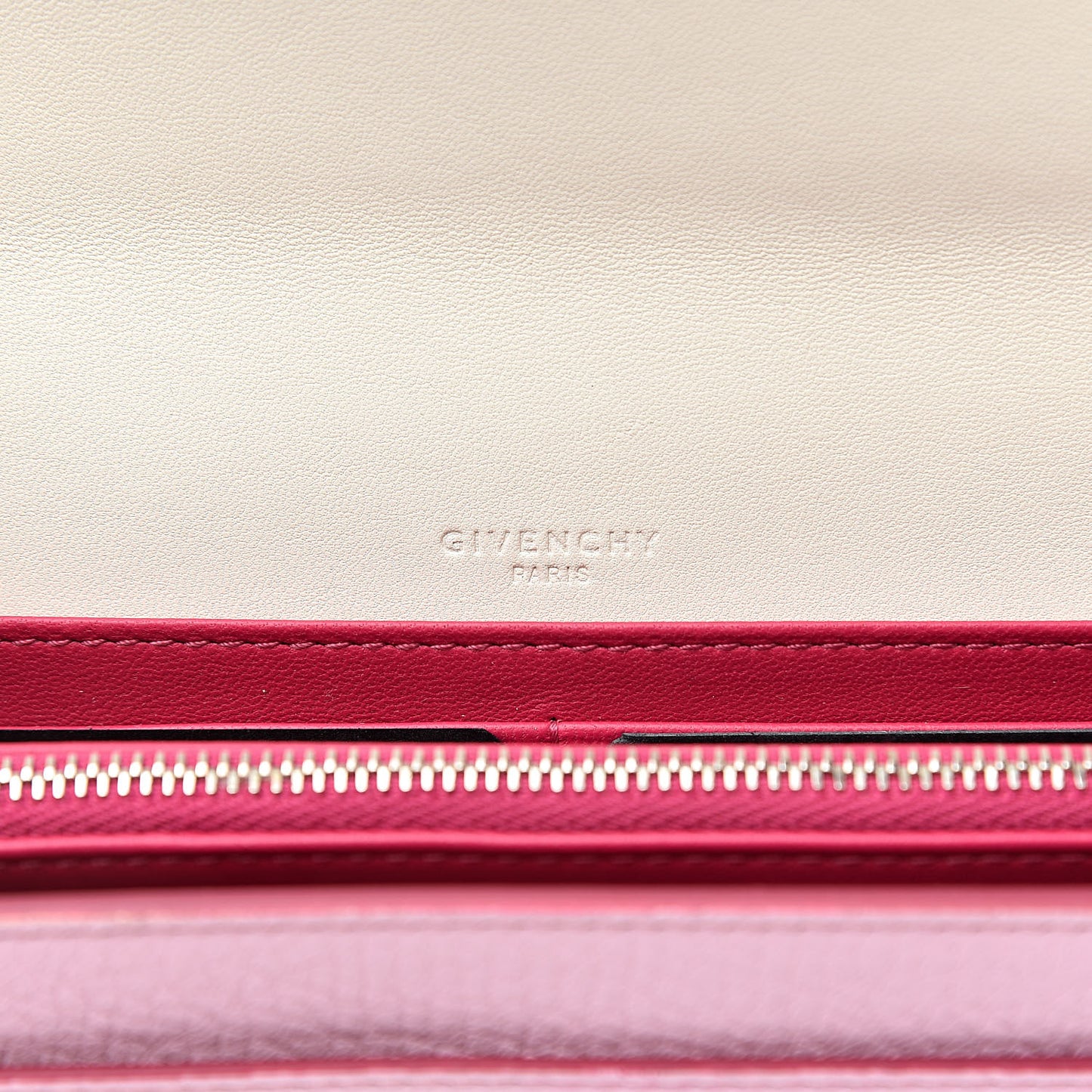 Goatskin Pandora Flap Continental Wallet Bright Pink