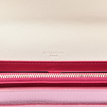 Givenchy Goatskin Pandora Flap Continental Wallet Bright Pink 6 of 11