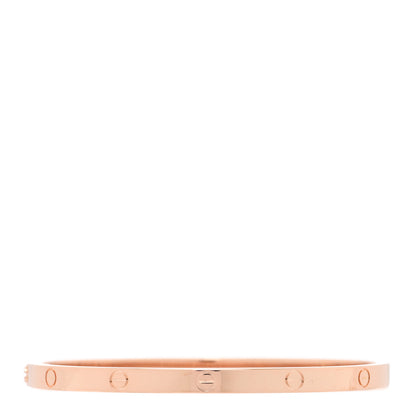 Cartier 18K Pink Gold Small LOVE Bracelet 15 2 of 7