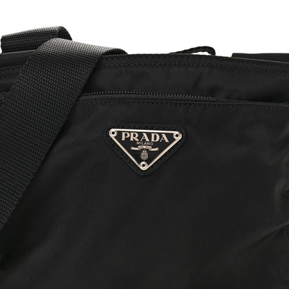 Prada Nylon Vela Flat Messenger Bag Black 14 of 23