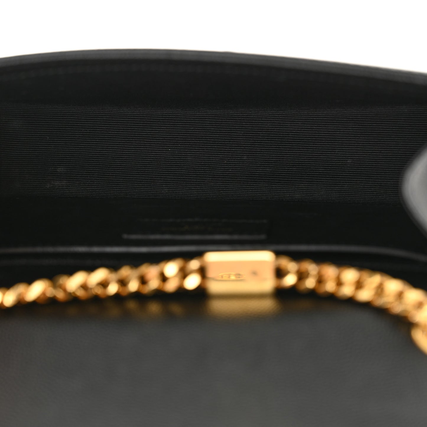 Grain De Poudre Small Classic Monogram Kate Tassel Satchel Black