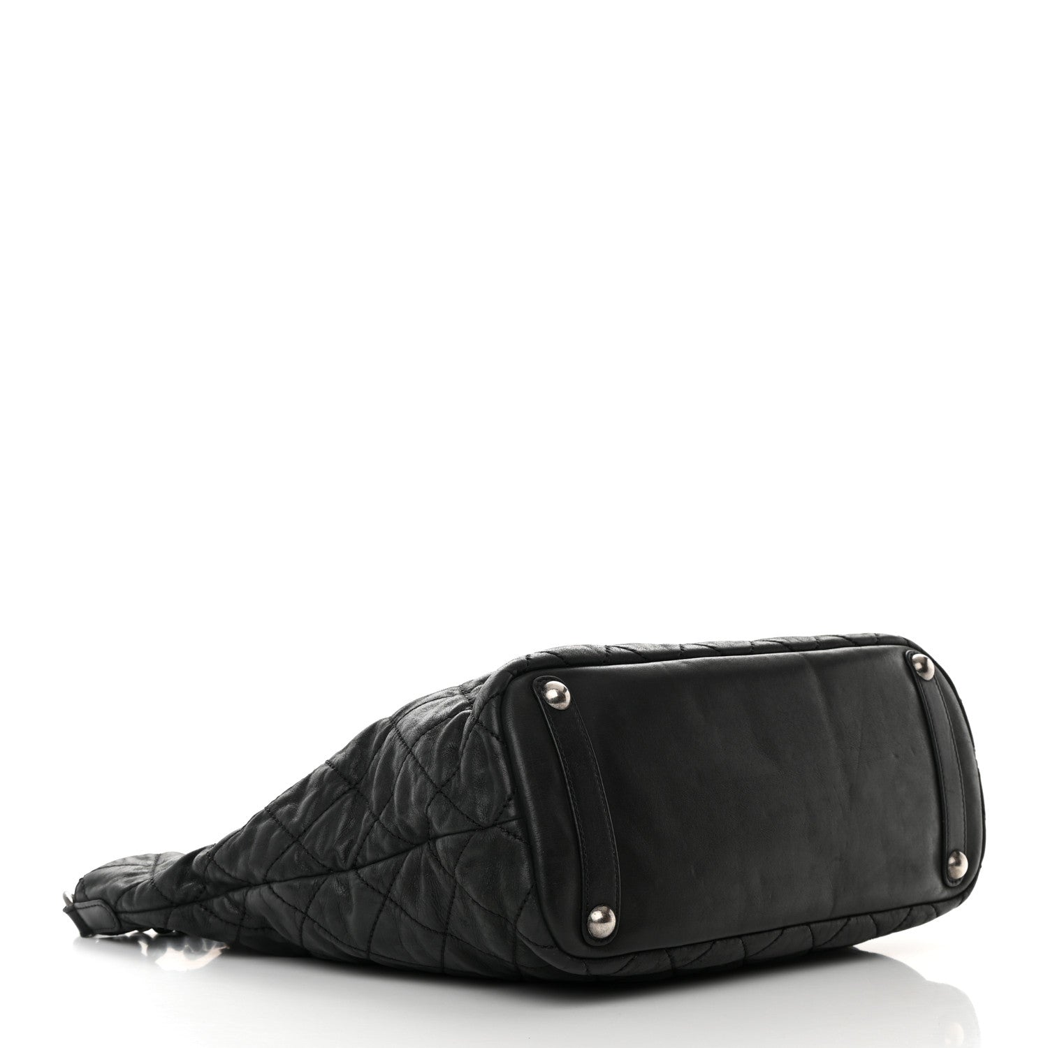 Chanel Iridescent Calfskin Quilted In The Mix Shopping Tote Black 5 of 20