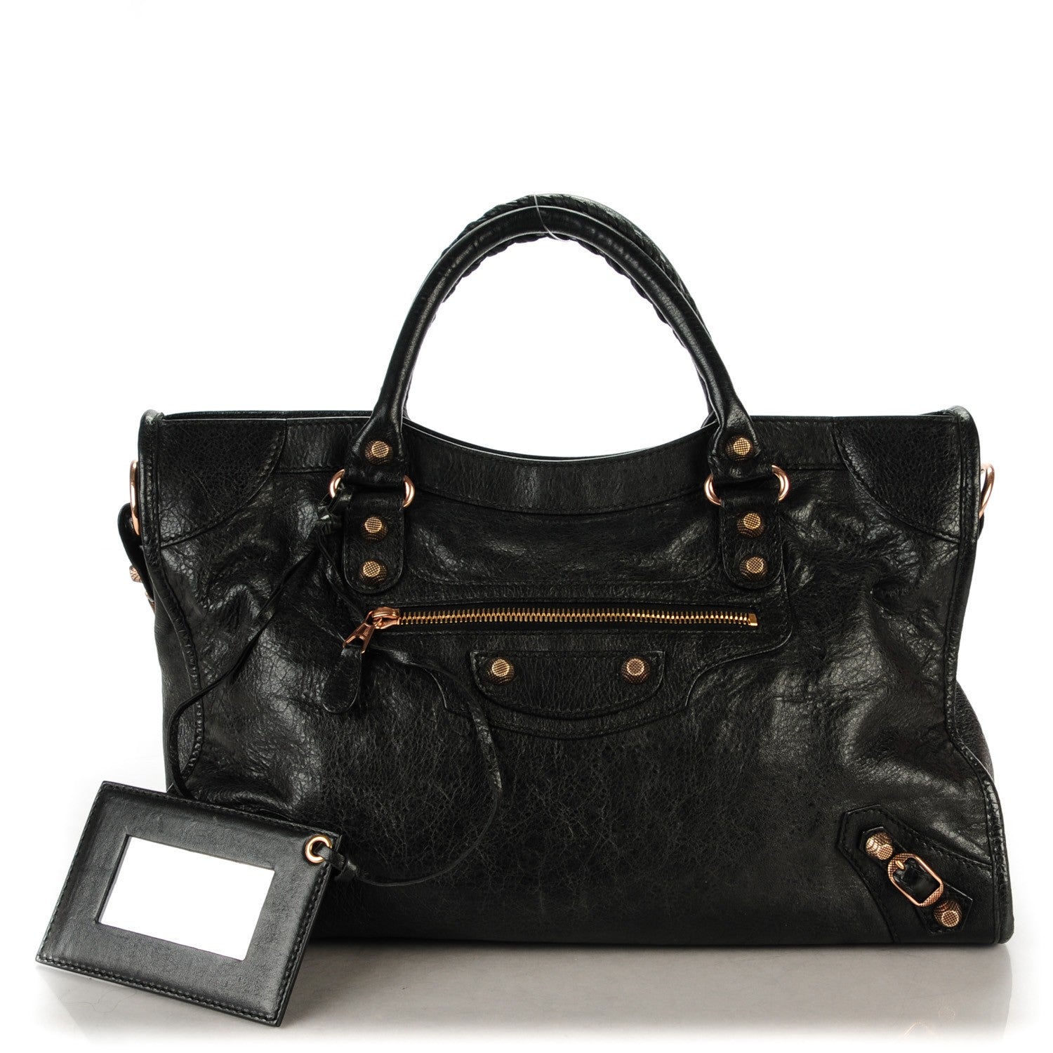 Balenciaga Agneau Giant 12 Rose Gold Hardware City Black 1 of 7