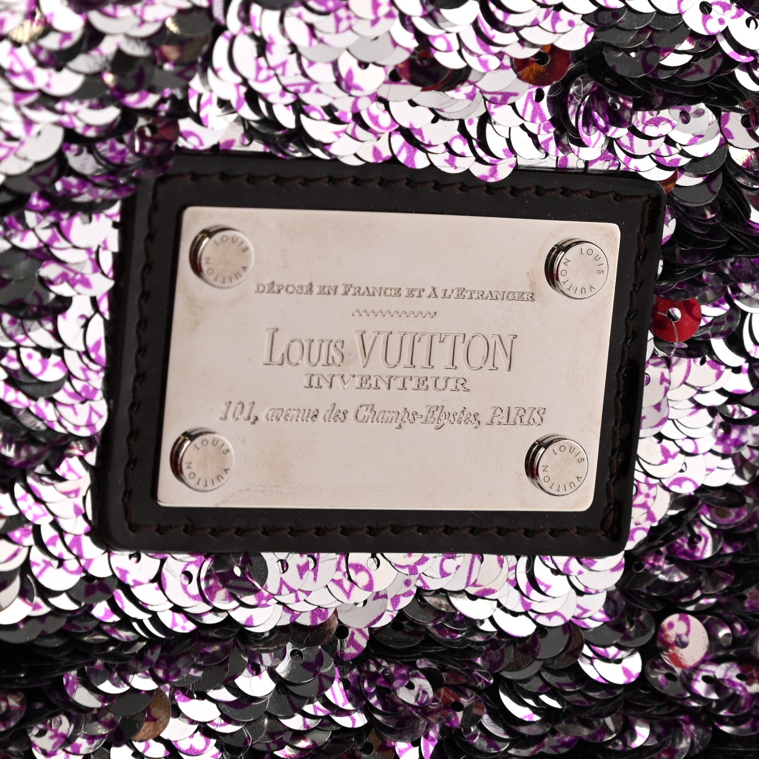 Louis Vuitton Sequin Pochette Rococo Violet 8 of 8