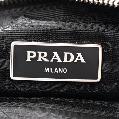 Prada Re-Nylon Saffiano Re-Edition 2000 Double Zip Crossbody Bag Black 7 of 10