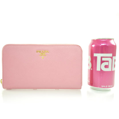 Prada Saffiano Zip Around Wallet 2 of 8