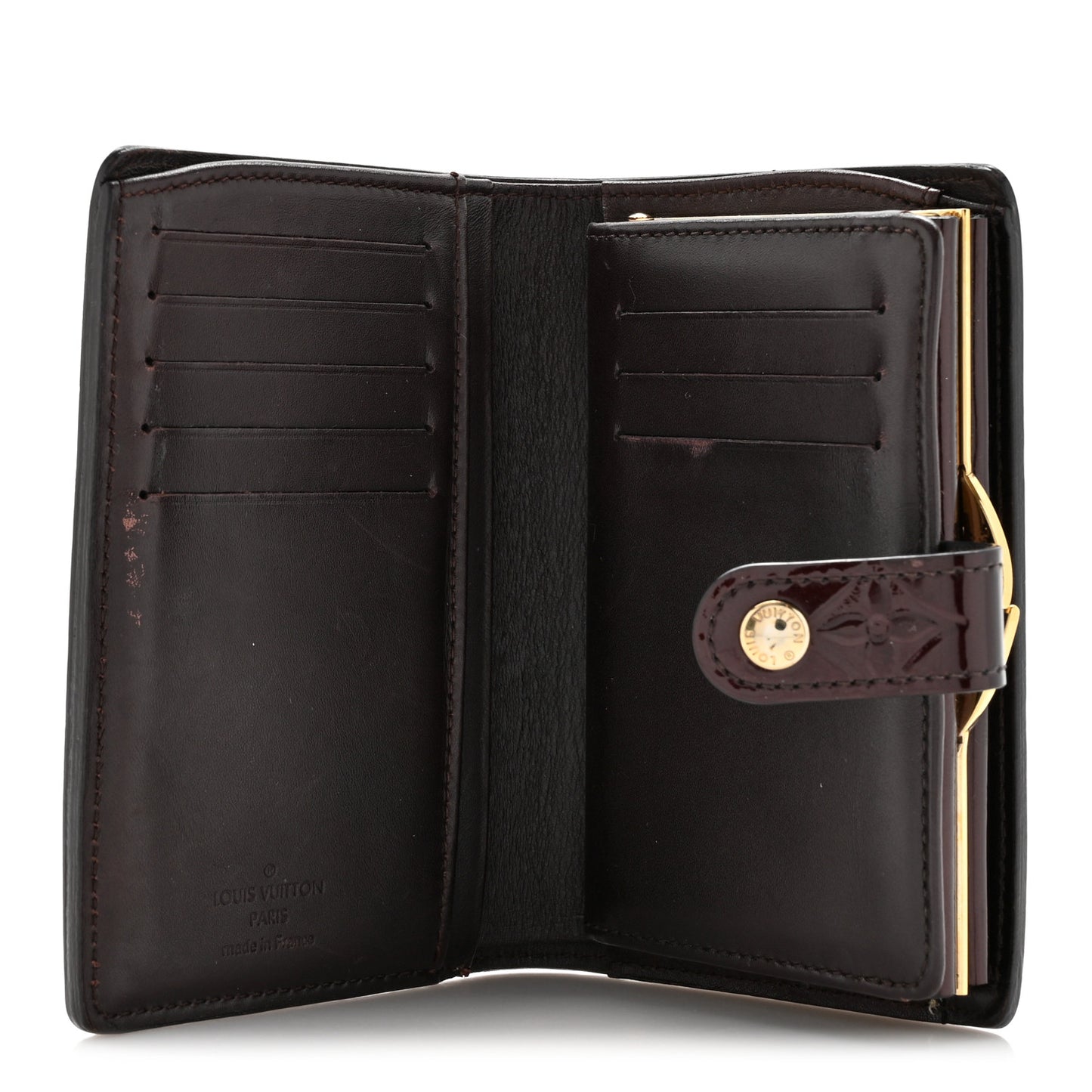 Vernis French Purse Wallet Amarante