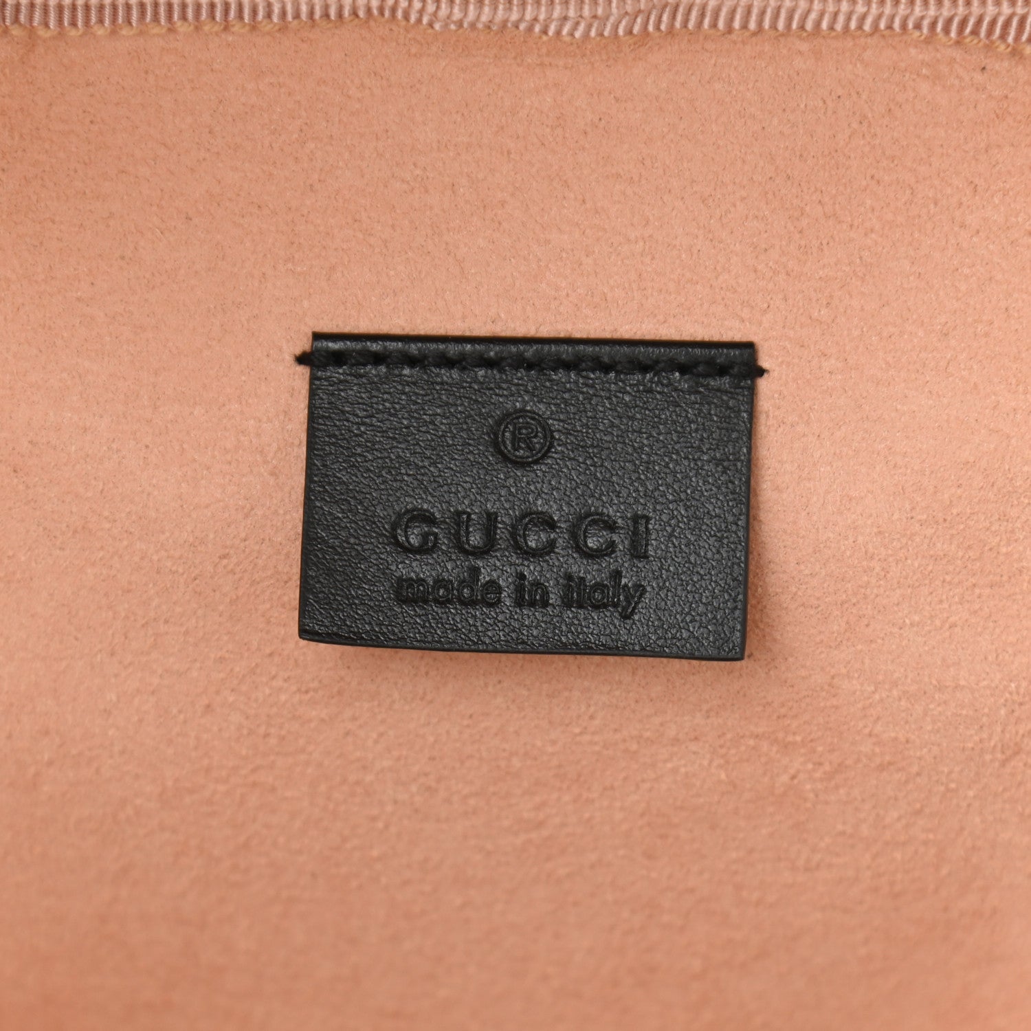 Gucci Calfskin Matelasse Mini GG Marmont Round Backpack Black 5 of 9